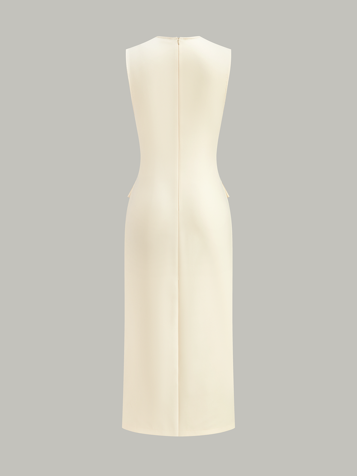 Kleid mit Knopfleiste und Gürtel
