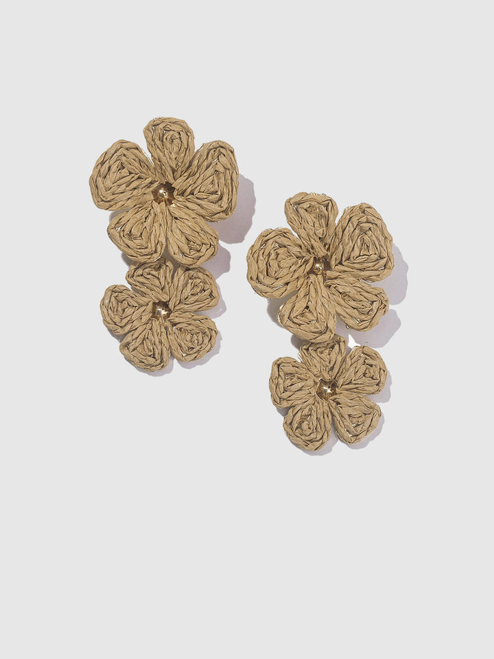 Gilded Lace Petal Ohrringe