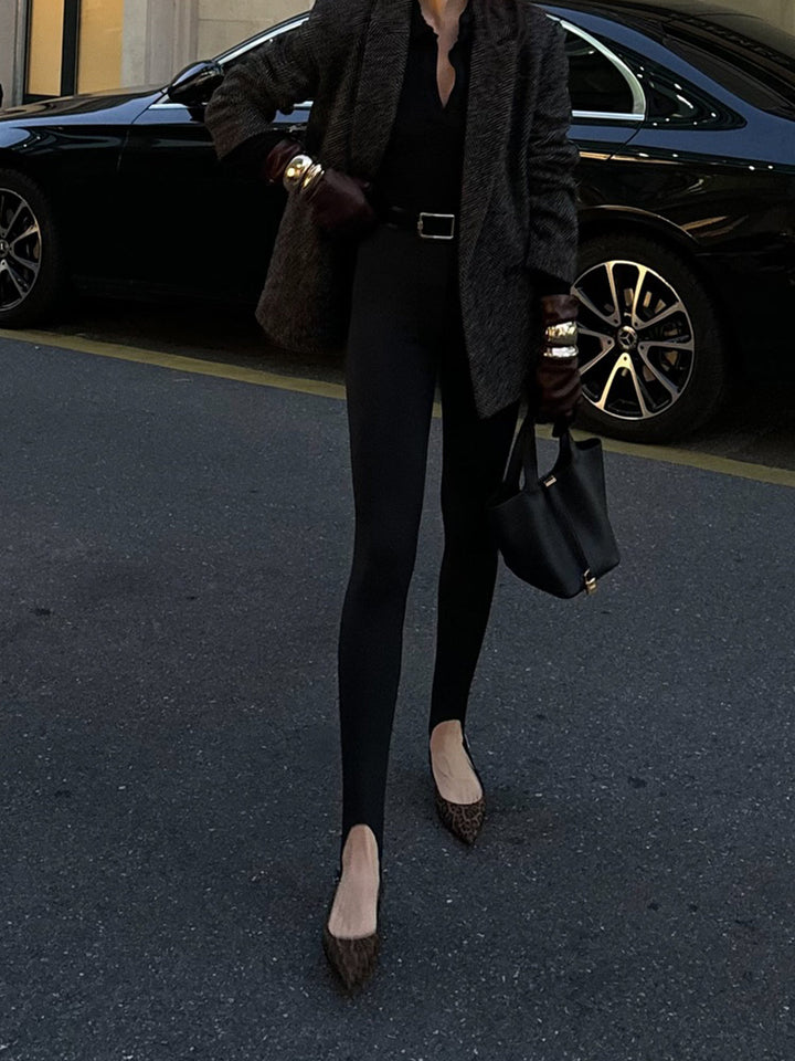 Leoparden-Pumps mit Slingback