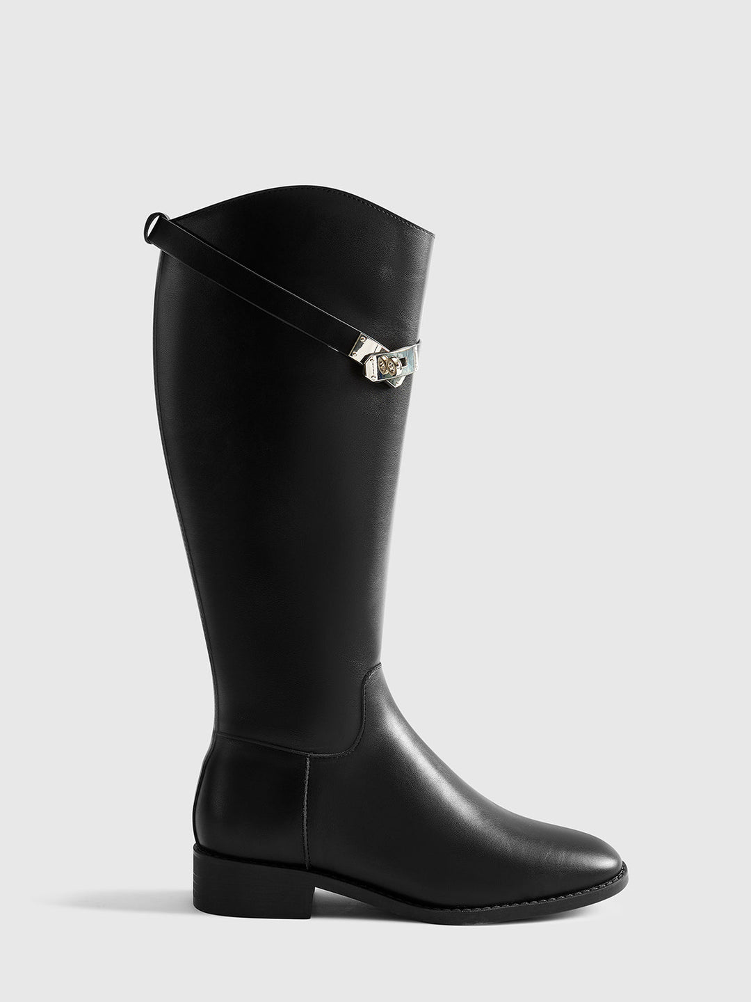 Gürtel-Kniehohe Ritterstiefel