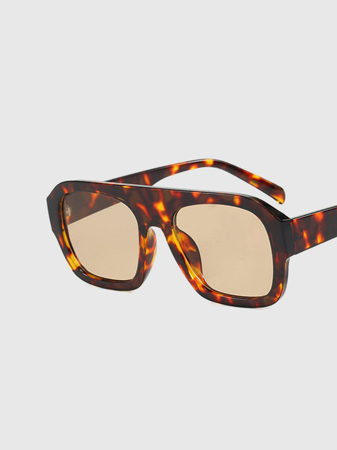 Leopardenmuster Quadratische Sonnenbrille