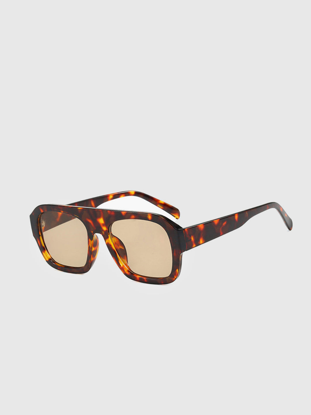 Leopardenmuster Quadratische Sonnenbrille
