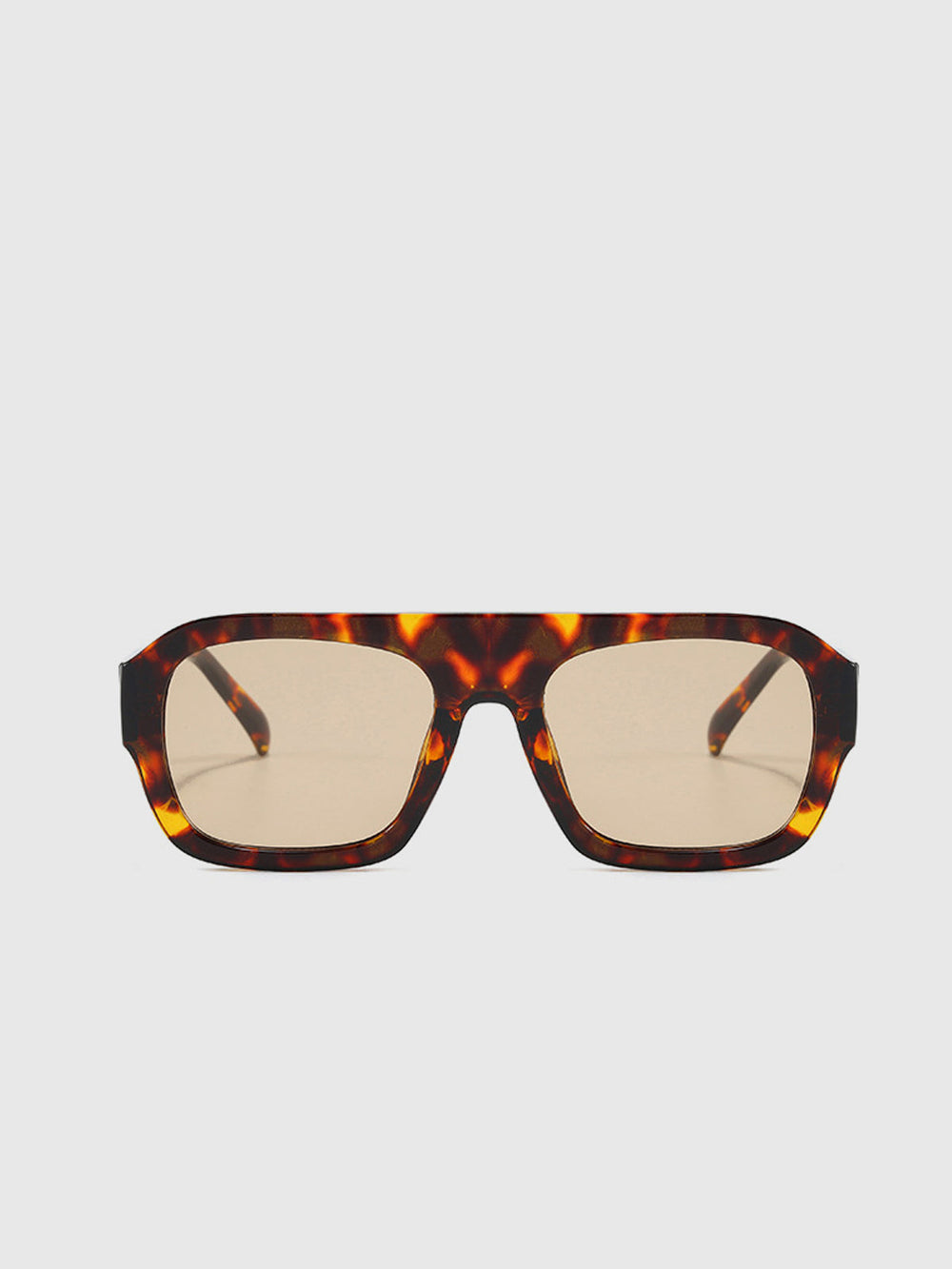 Leopardenmuster Quadratische Sonnenbrille