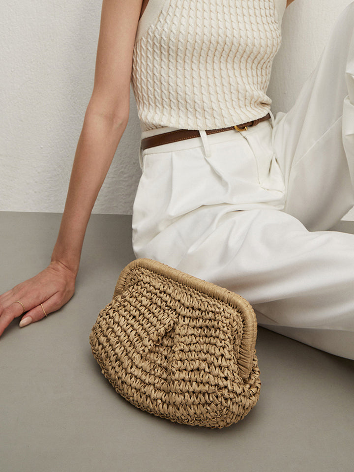 Strob-Korb-Tasche