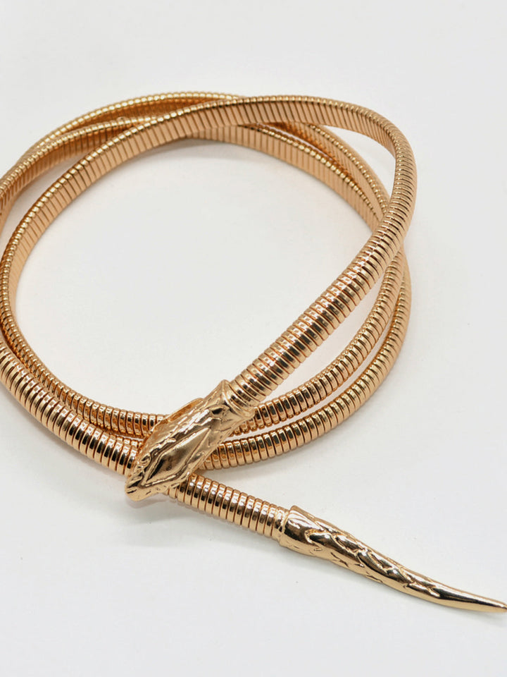 Schlangenförmiger Metallgürtel