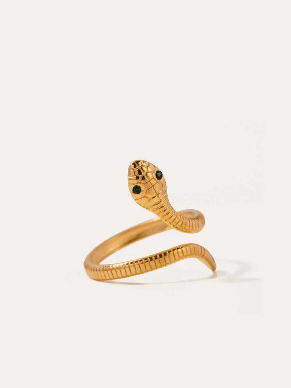 Gold-Toned Schlangenring