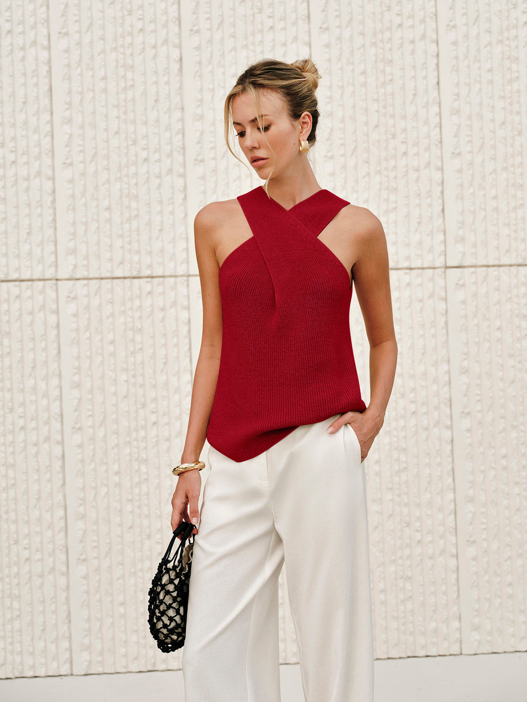 Halter-Korse-Tanktop