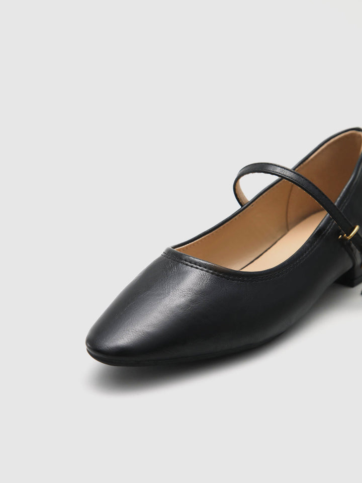 Französische Mary Jane Schuhe