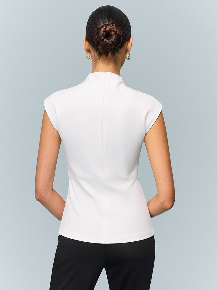 Mock-Neck-Korsett-Top