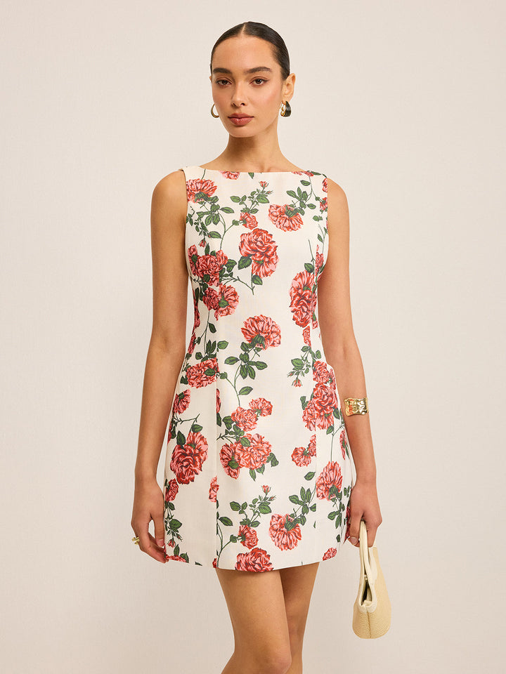 Blumenkleid mit Blumenmuster