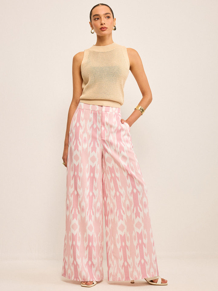 Boho Leinenoptik Marlenehose