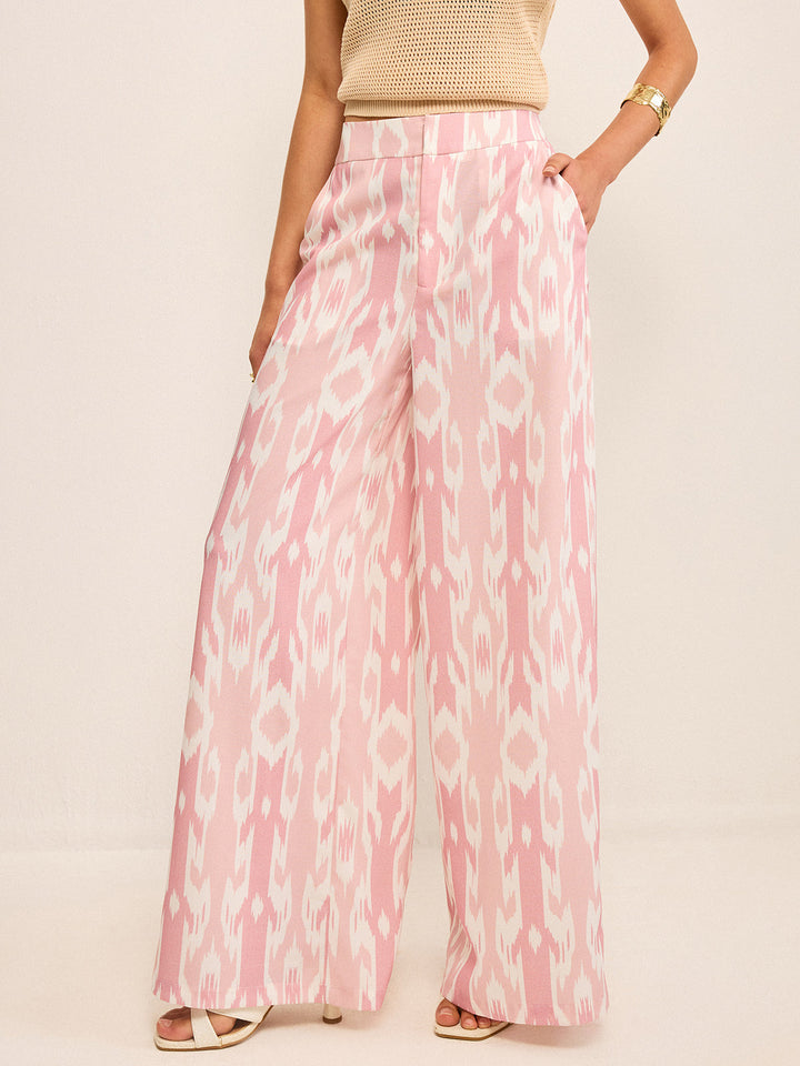 Boho Leinenoptik Marlenehose