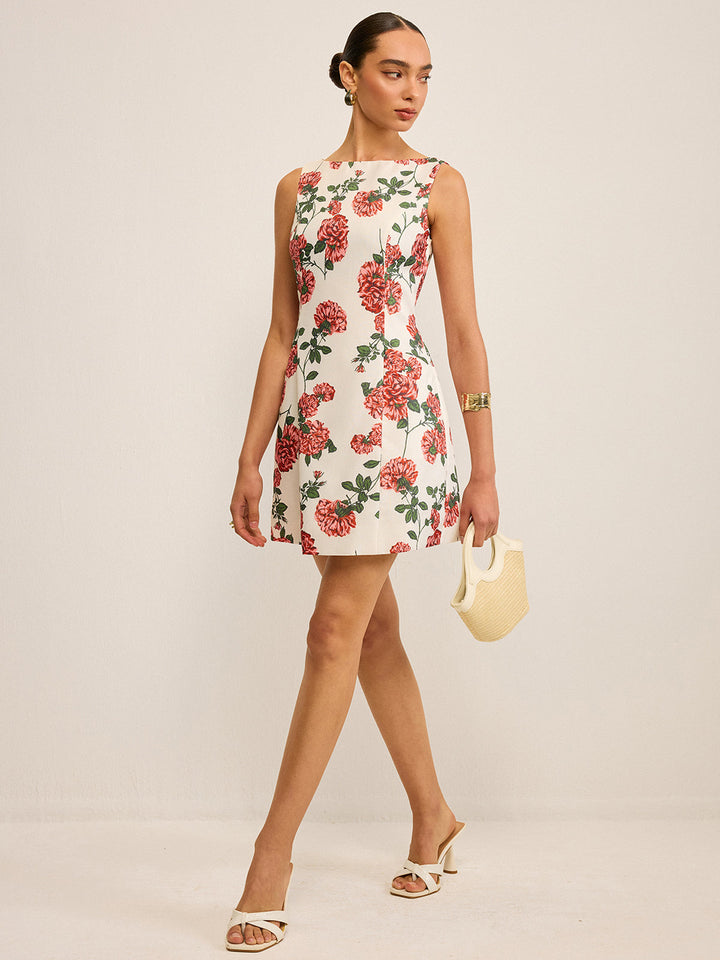 Blumenkleid mit Blumenmuster