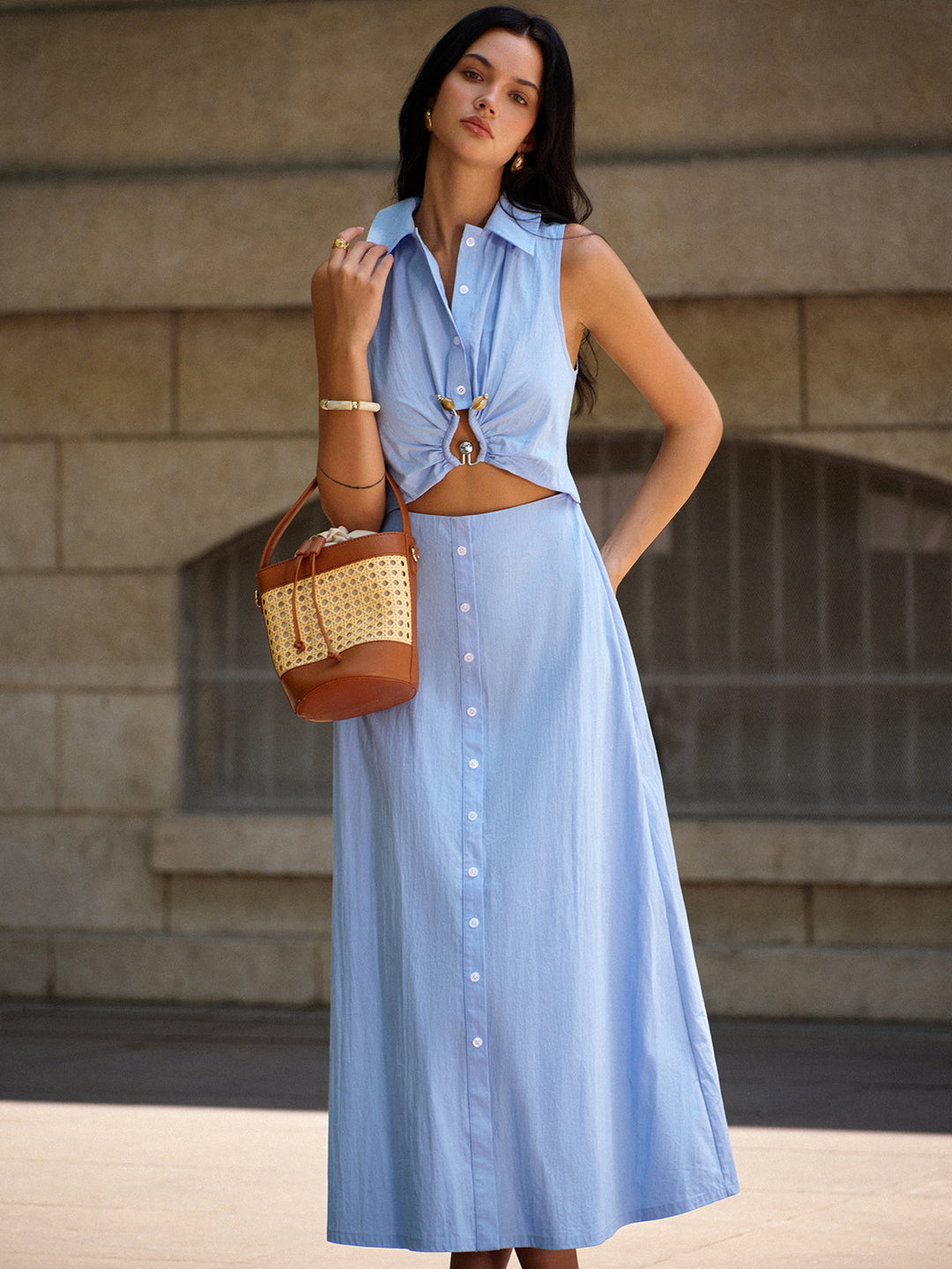 Metalldekorations-Kleid