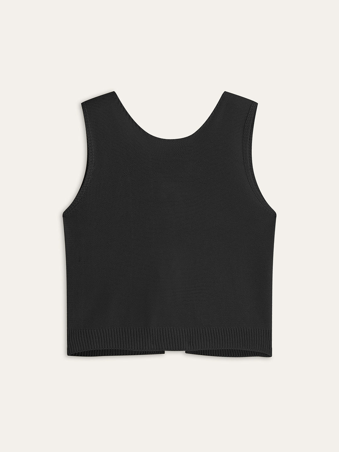 Bow Tie Wool Knit Top