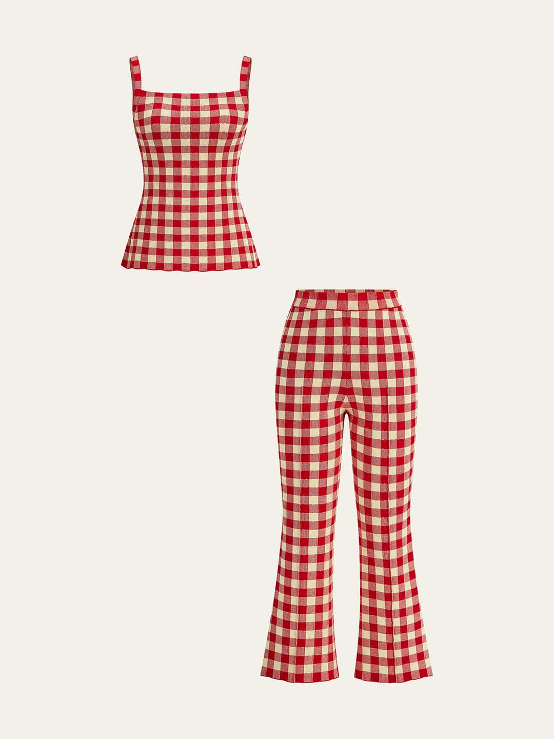 Gingham Karohose Set