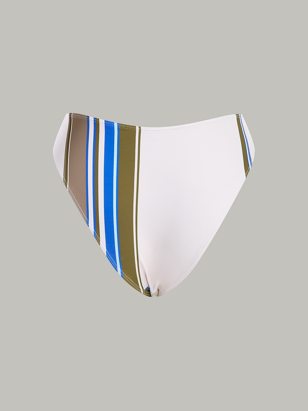 Farbblock Gestreifter Bikini-Hose