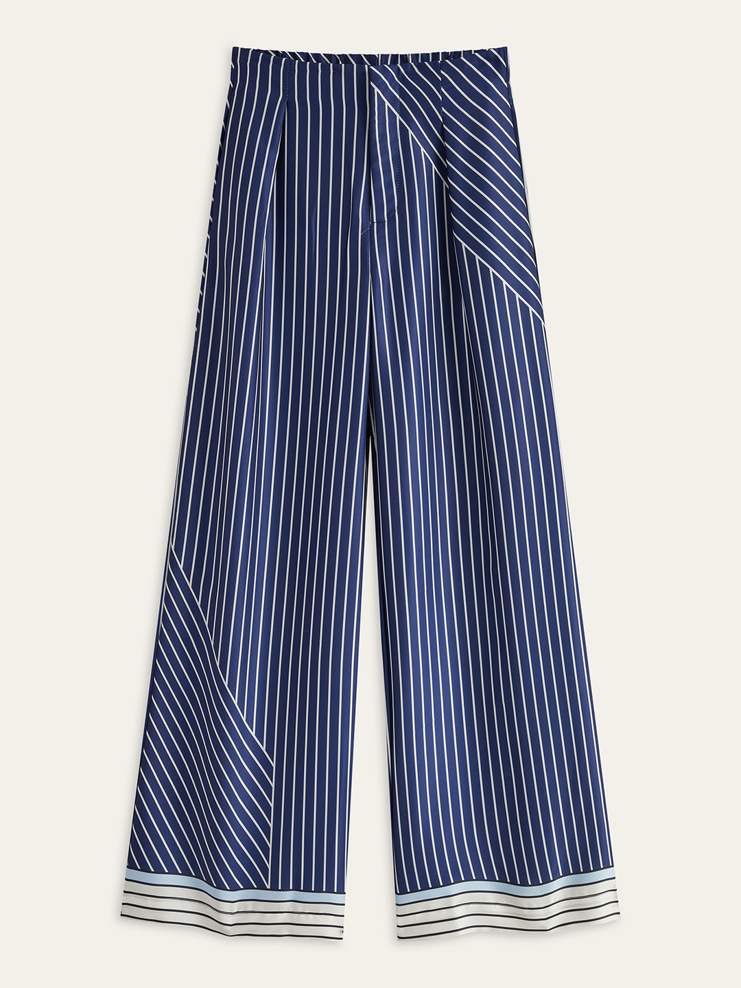 Asymmetrische Streifenhose