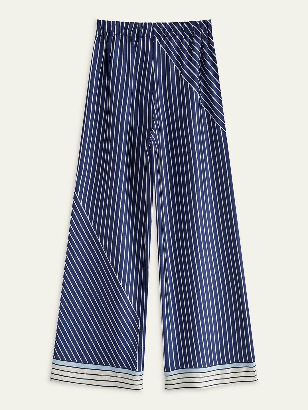 Asymmetrische Streifenhose