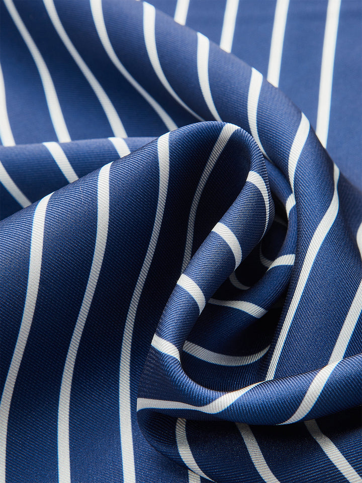 Asymmetrische Streifenhose