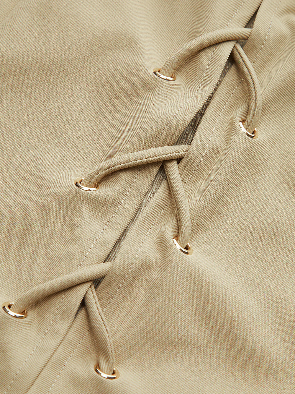 Taschenkleid mit Schnürung Mini
