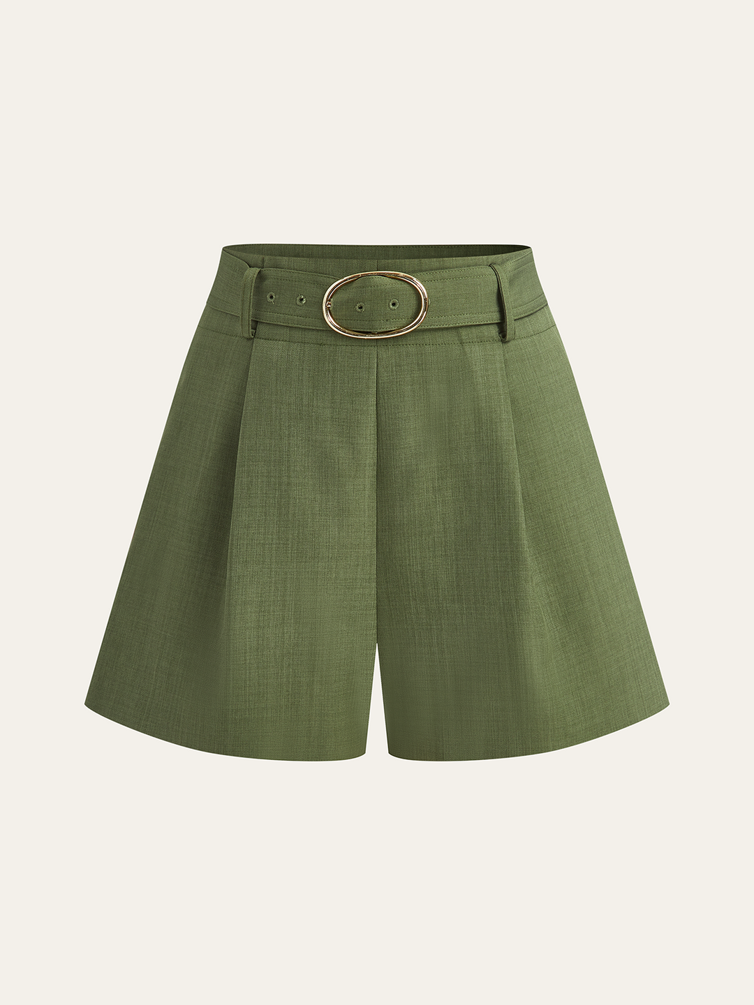 Gürtel-Shorts mit Taschen