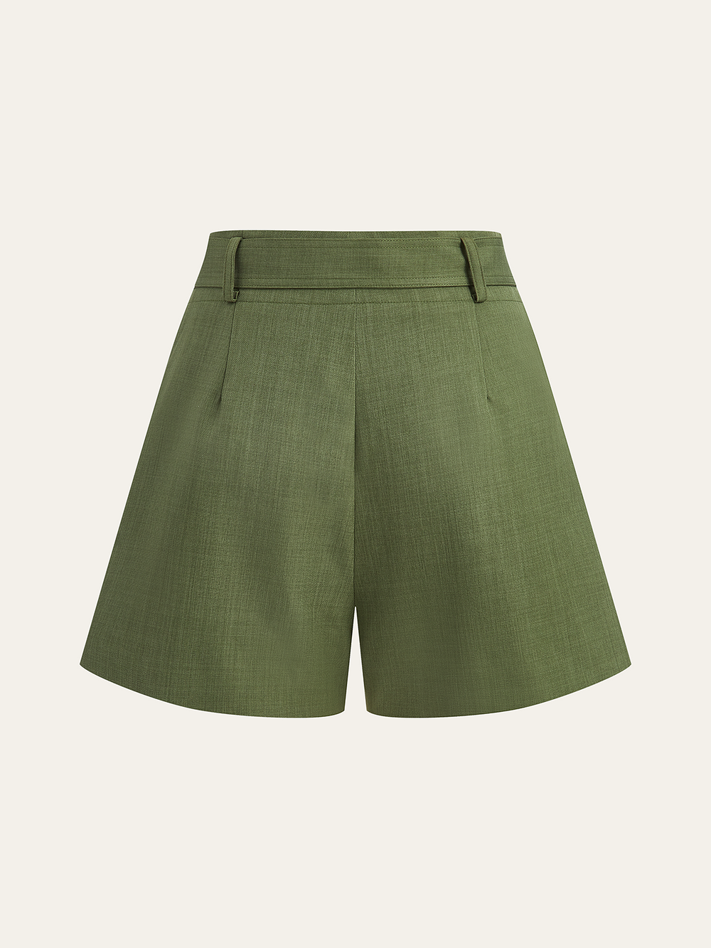 Gürtel-Shorts mit Taschen