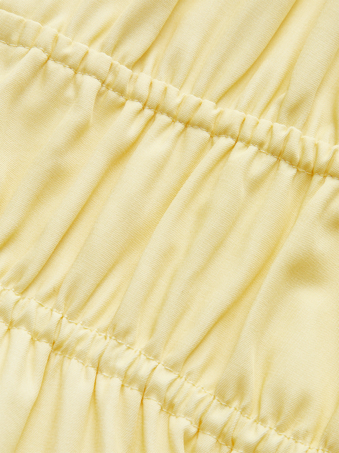 Spaghettiträger Maxikleid mit geraffter Taille und kreuzundquer-Rücken