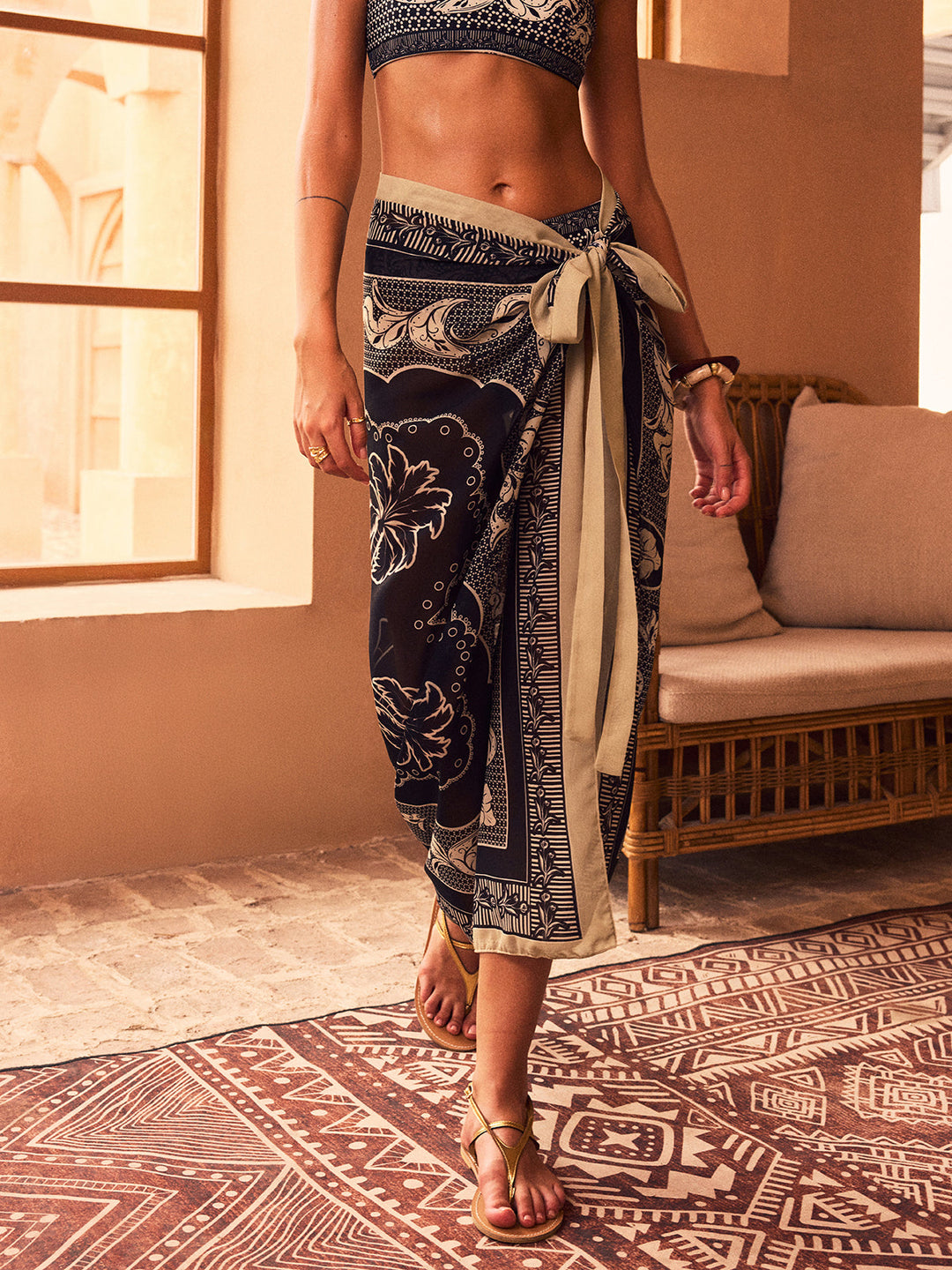Bedruckter Sarong Überwurf