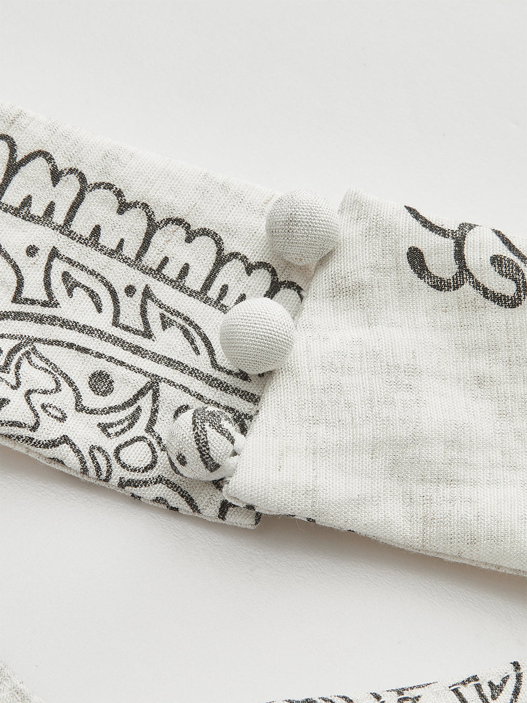 Boho Print Neckholder-Top ohne rücken