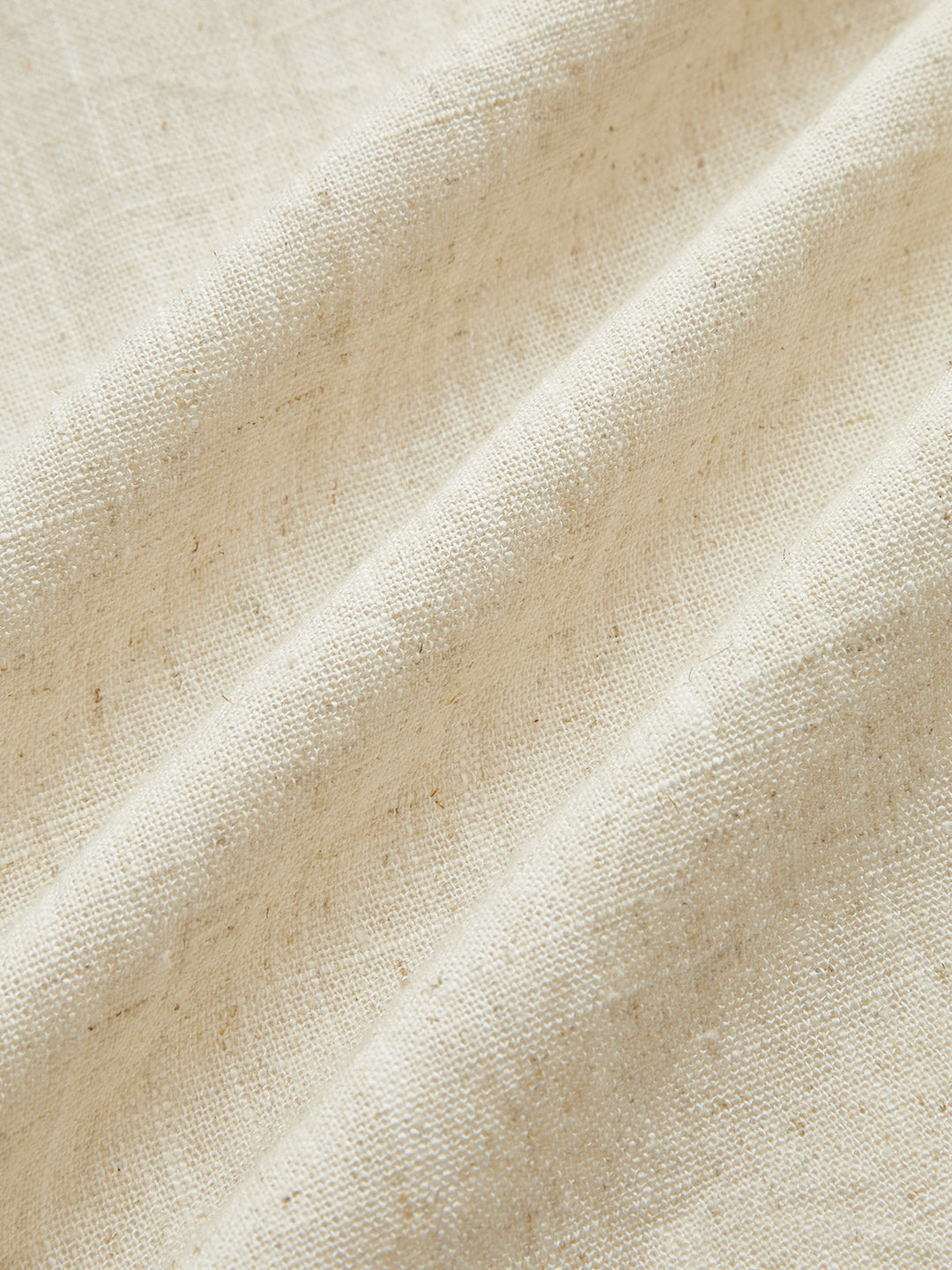 Baumwoll- & Leinen-Kimono-Ärmel-Wickelkleid