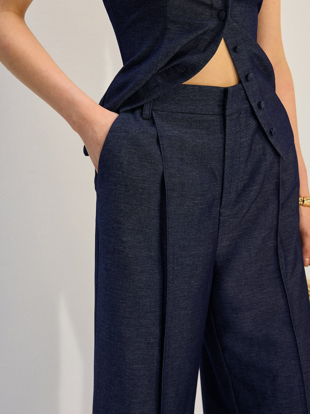 Jeans mit weitem Bein