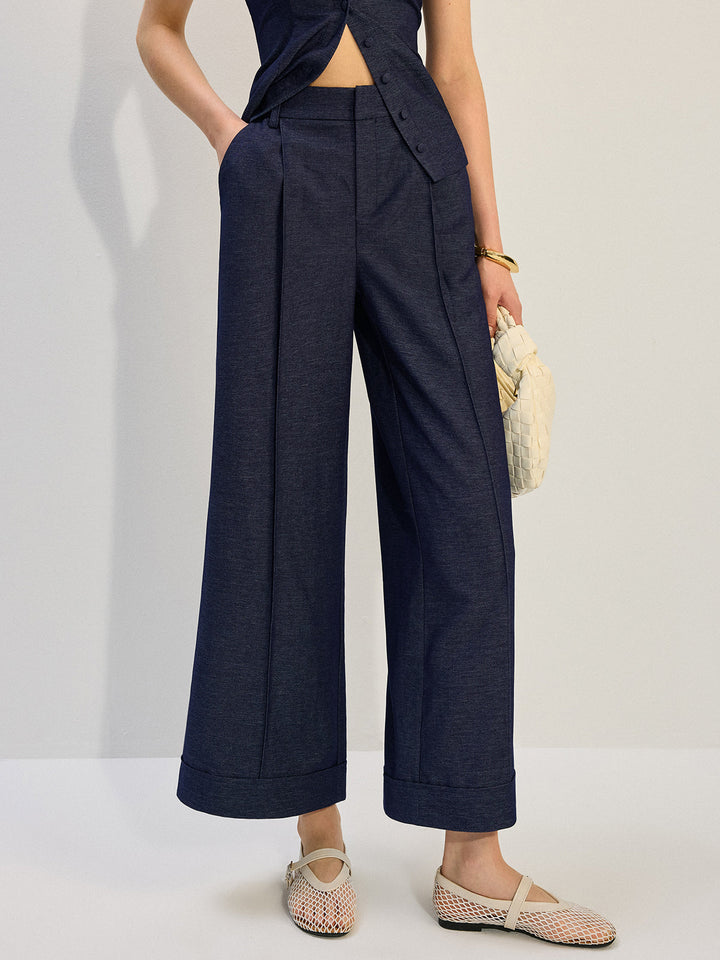 Jeans mit weitem Bein