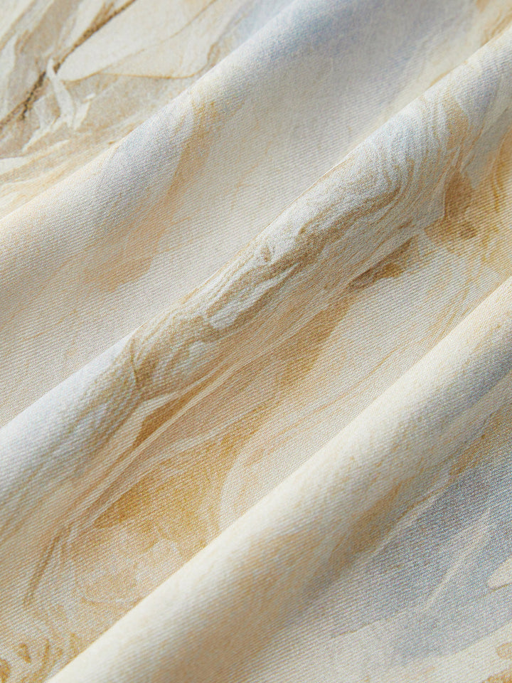 Marmorprint-Hose mit geradem Bein