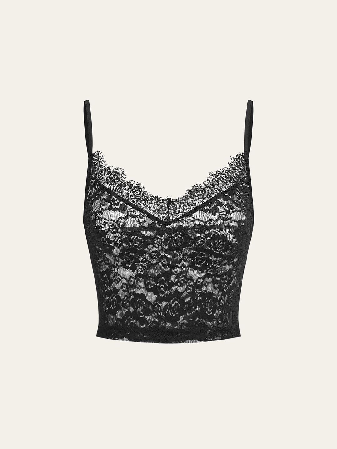 Polka Dot Zweiteiliges Maxikleid mit Spitzen-Camisole