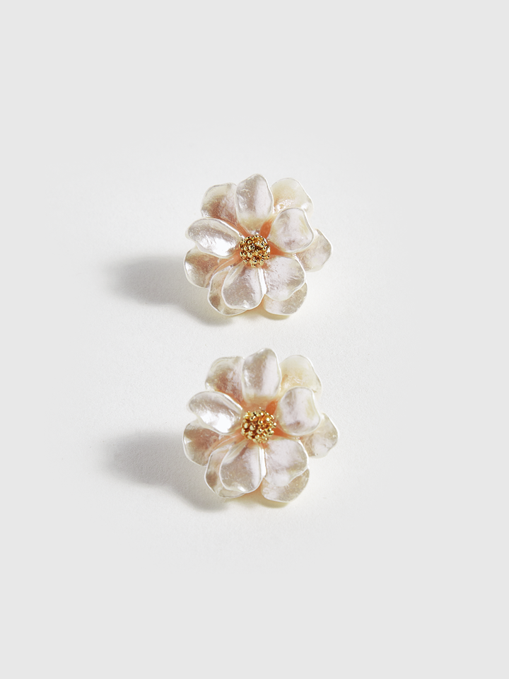 Resin Blumen Ohrstecker