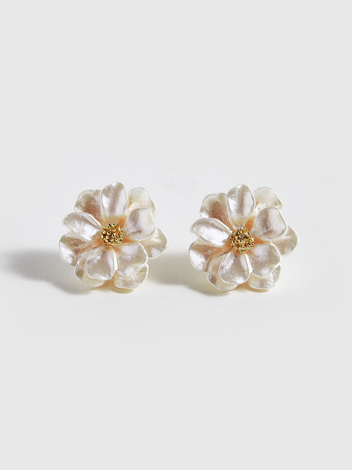 Resin Blumen Ohrstecker