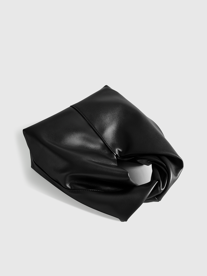 PU-Ledertasche mit verdrehtem Obergriff
