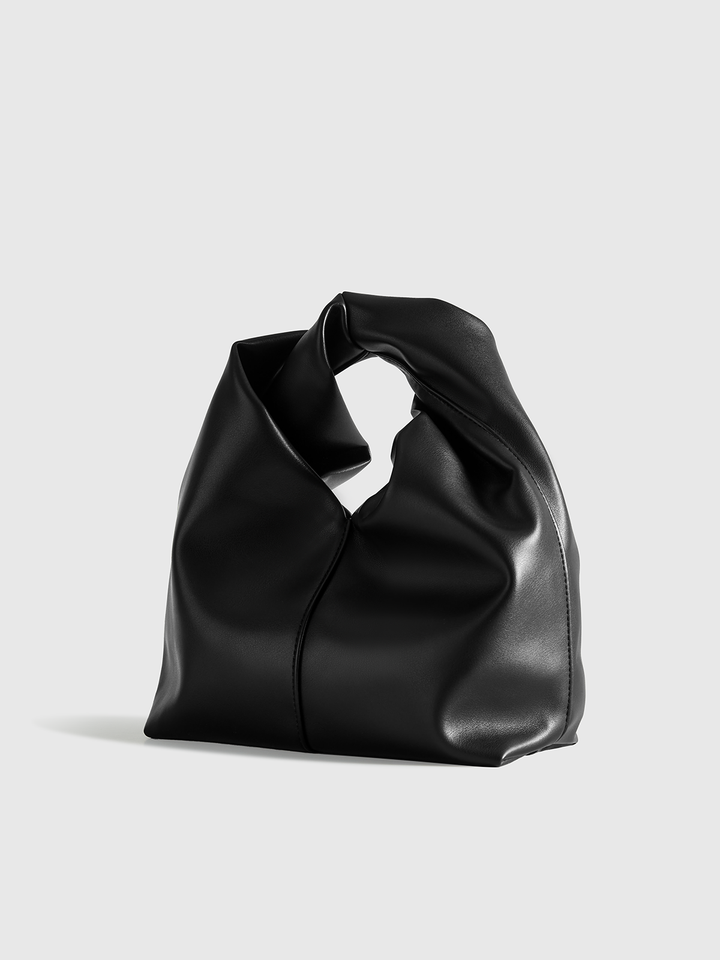 PU-Ledertasche mit verdrehtem Obergriff
