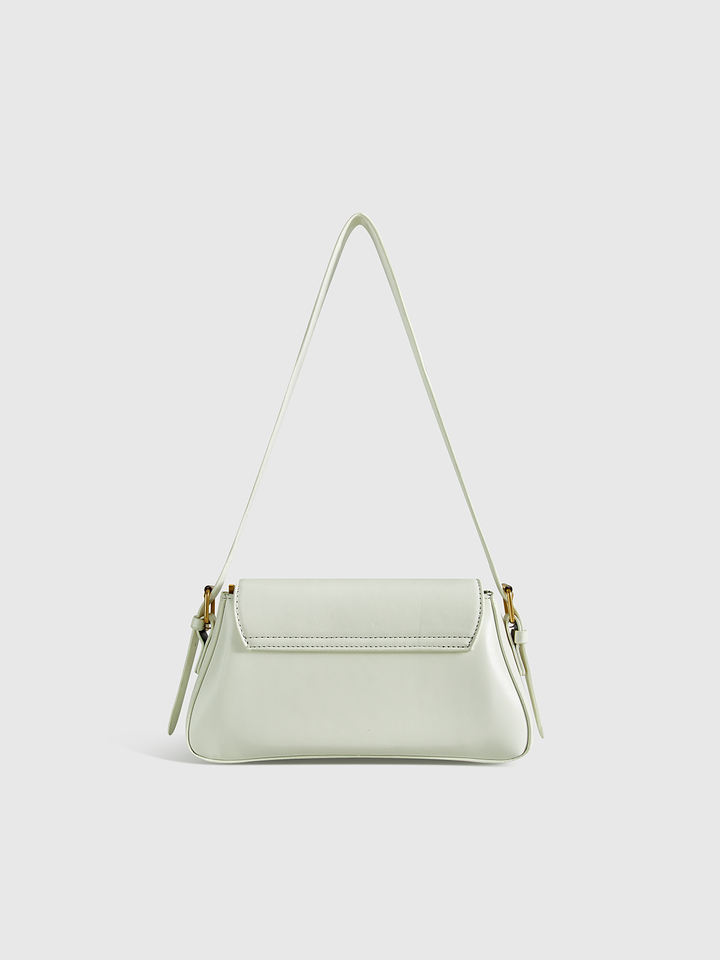 PU-Ledertasche mit Überschlag