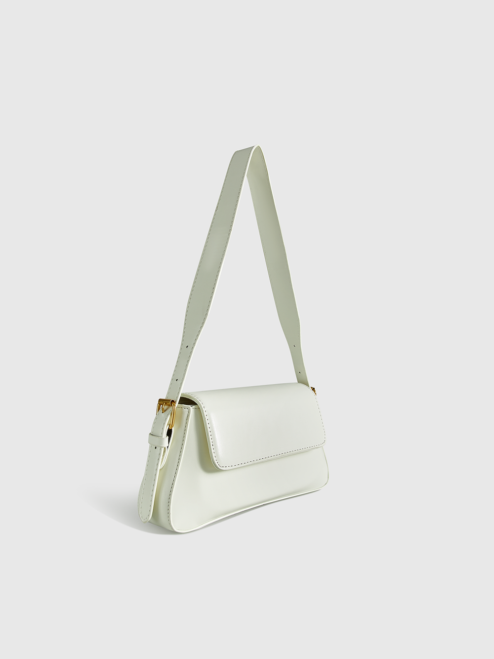 PU-Ledertasche mit Überschlag