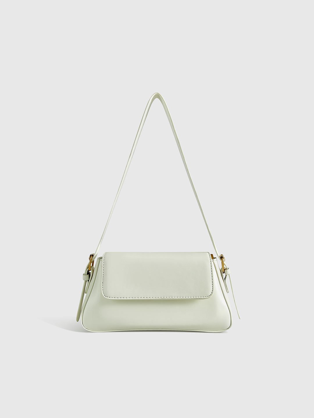 PU-Ledertasche mit Überschlag