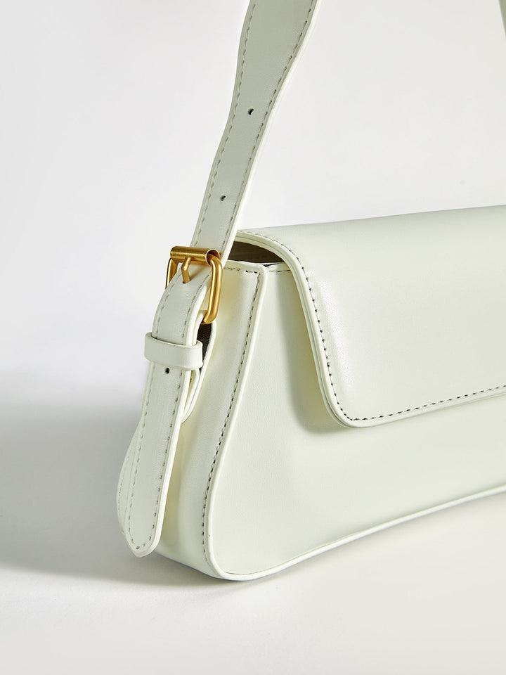 PU-Ledertasche mit Überschlag