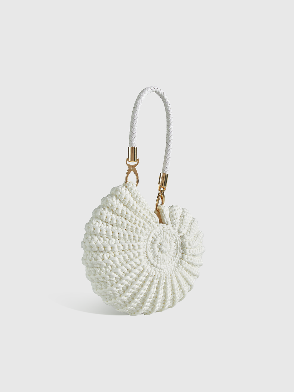 Häkelte Muschelförmige Handtasche