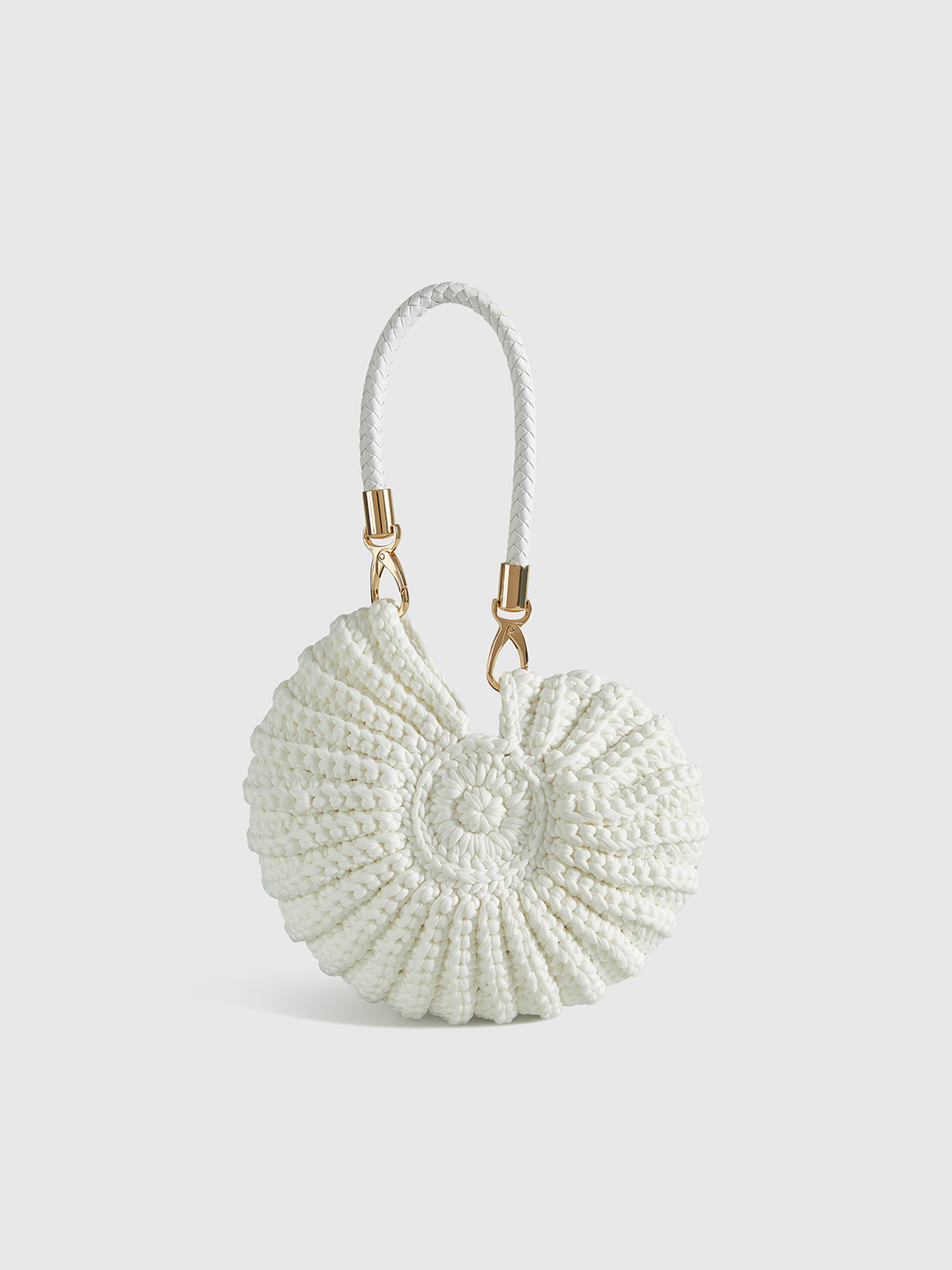 Häkelte Muschelförmige Handtasche