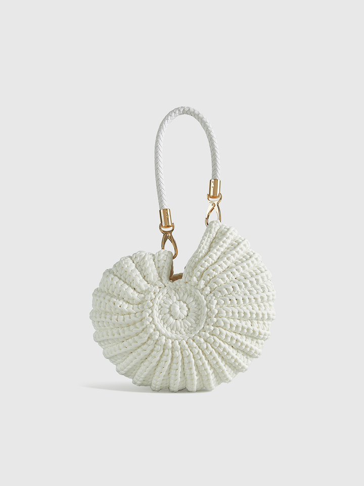 Häkelte Muschelförmige Handtasche