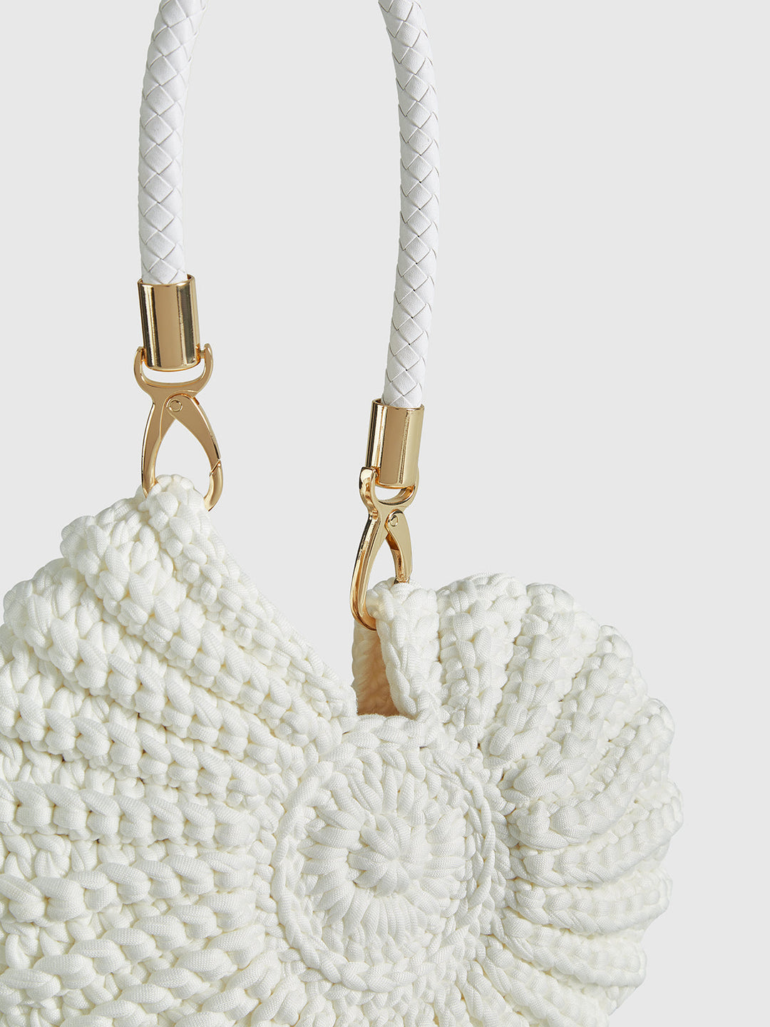 Häkelte Muschelförmige Handtasche