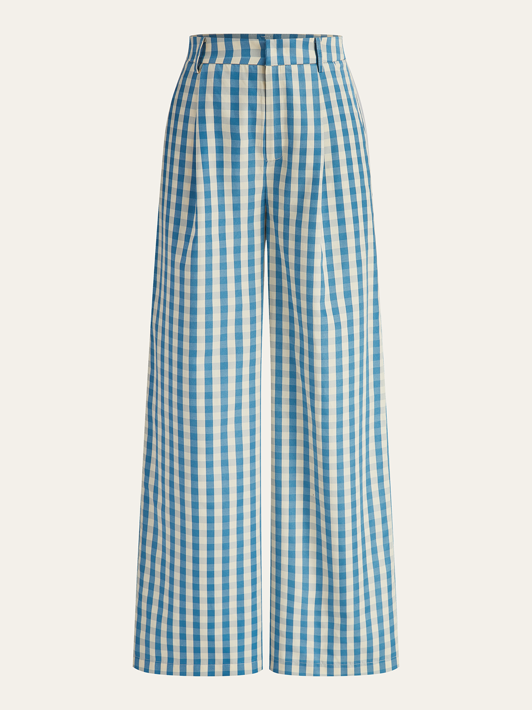 Gingham Marlenehose