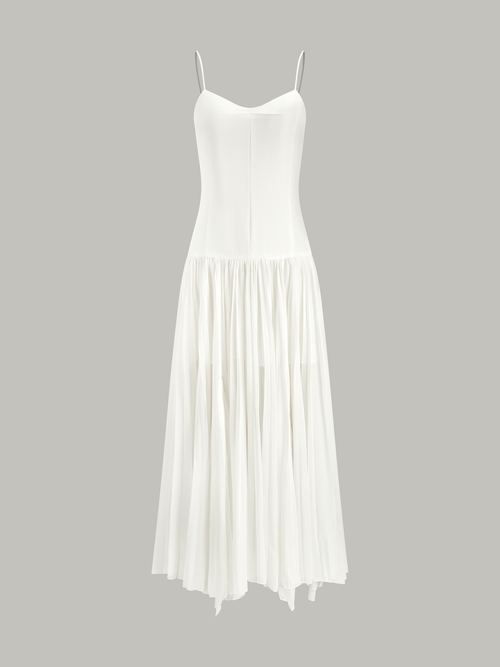 Halbtransparente Urlaubs-Maxikleid